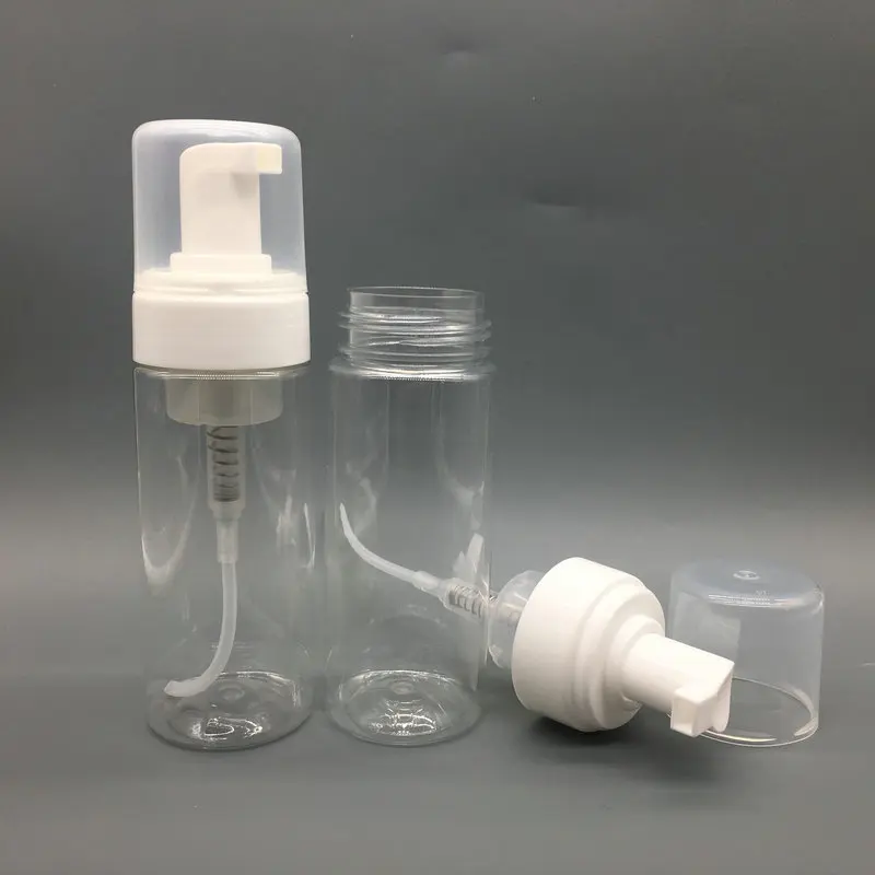 10+ 2 комплекта высокого качества 150 ml пустая pet пластиковый вспенивающий насос бутылки, 150 мл пластиковый диспенсер косметический безвоздушный бутыль с насосом для пены - Цвет: clear