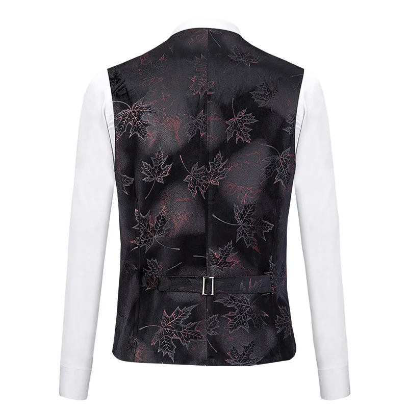 YUNCLOS плед печатных 3 шт. мужской костюм шаль воротник Slim Fit роскошные свадебные
