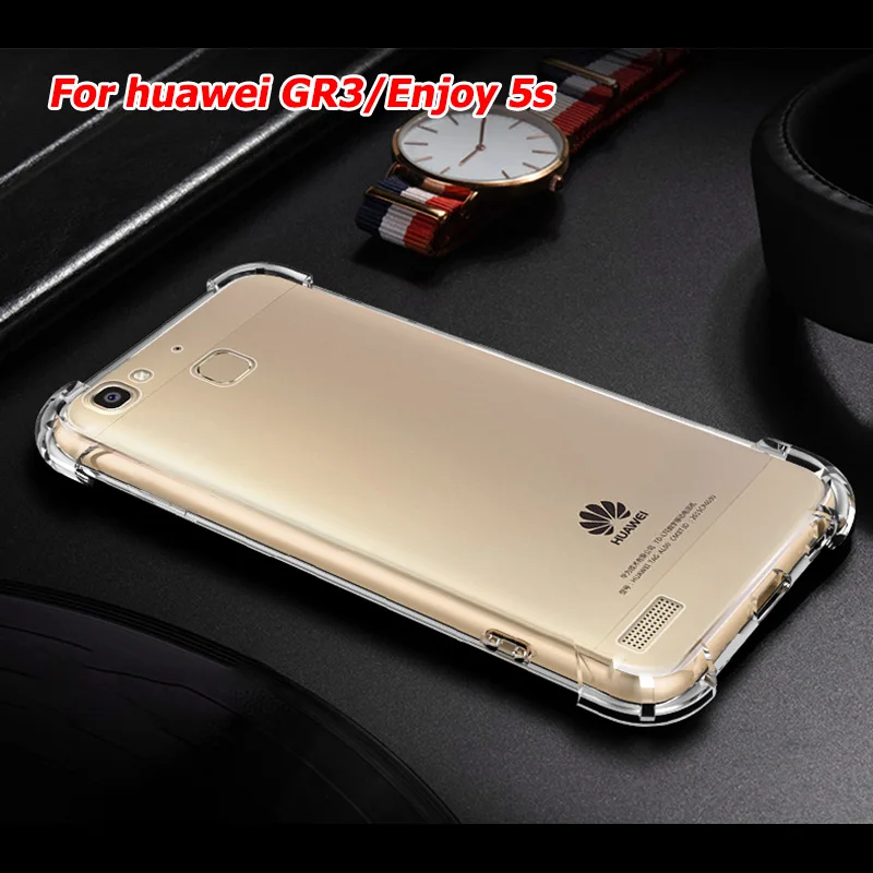 Karribeca прозрачный силиконовый чехол для телефон huawei gr3 gr5 gt3 кристальный мягкий