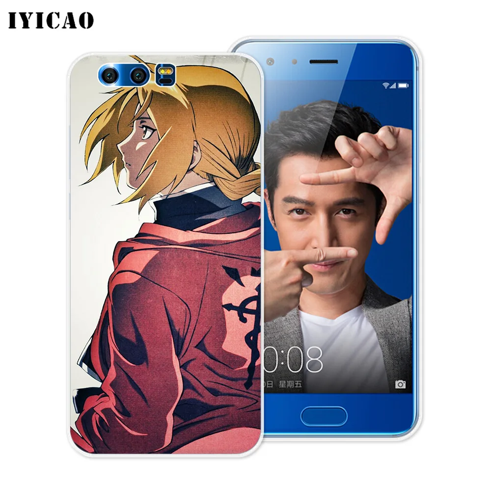 IYICAO Стальной алхимик мягкий силиконовый чехол для Huawei Y9 Y7 Y6 Prime Honor 8C 8X 8 9 10 Lite 7X 7C 6A