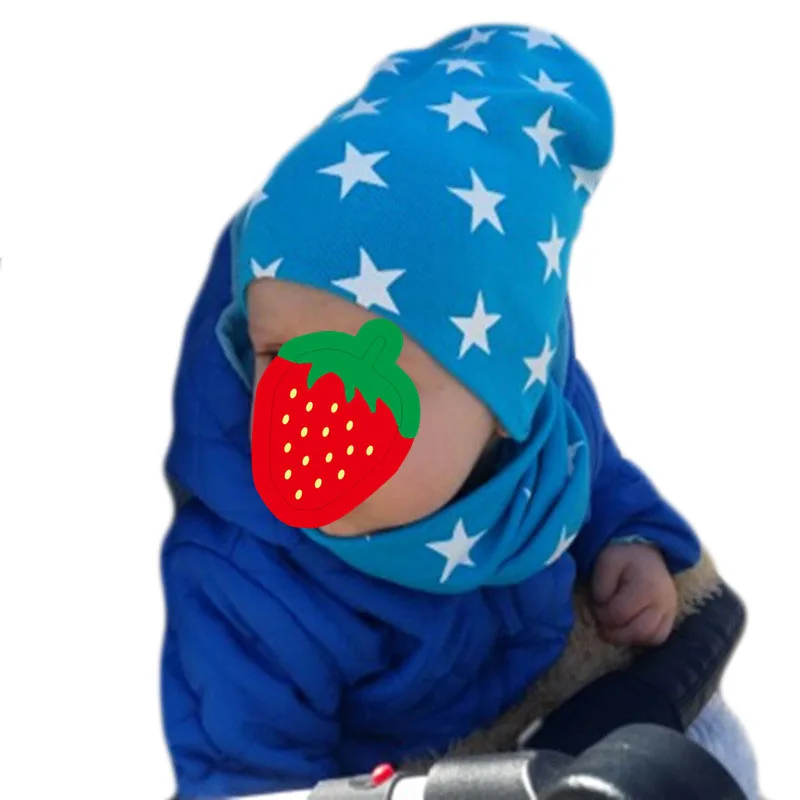 Новинка 2020 года хлопковые шапки с принтом в виде Одной звезды для маленьких