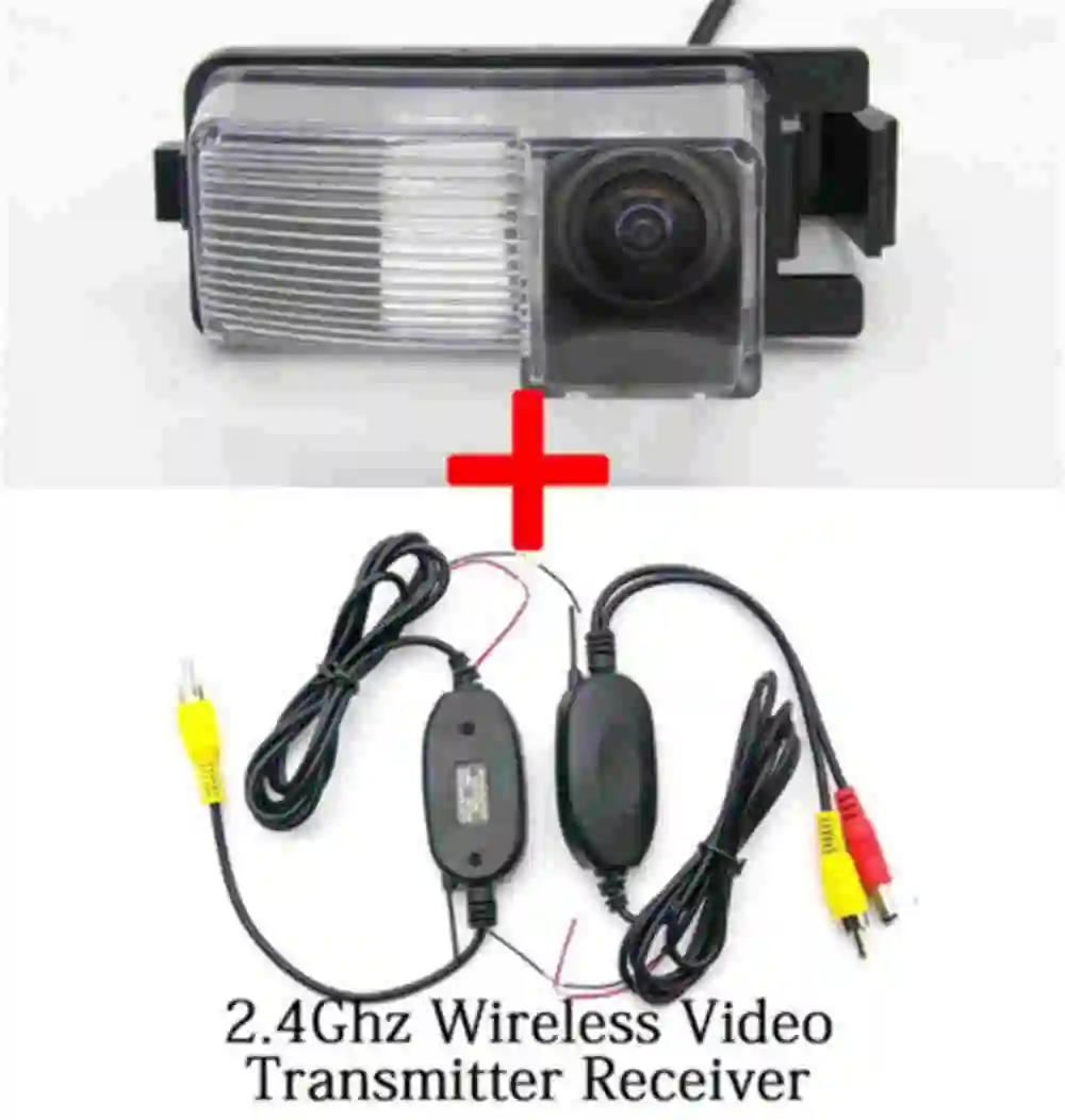 camera with wireless Рыбий глаз 1080P MCCD автомобильная парковочная камера заднего вида для Nissan 350Z 370Z Versa Tiida Sentra Cube GT-R камера заднего вида - Название цвета: camera with wireless