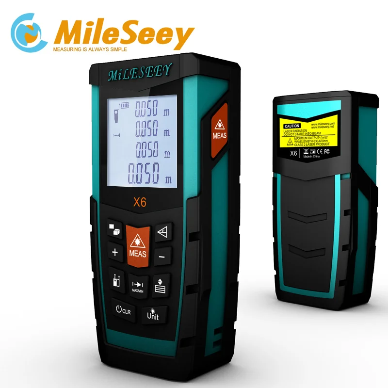 Лазерный измеритель расстояния охотничий лазерный дальномер X6 100 м синий завод