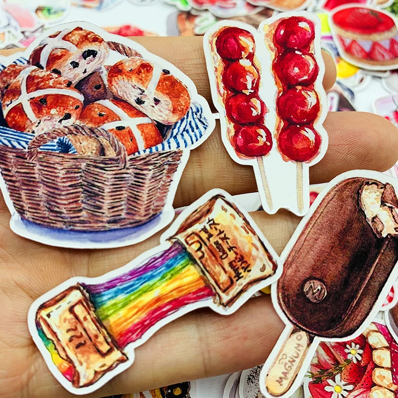 190 шт./пакет наклейки для скрапбукинга Сделай Сам вкусный десерт ледяной напиток серии альбом проекта делая Happy planner декоративные наклейки