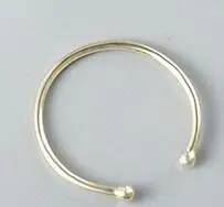 14k SHANICE 3 цвета стерлингового серебра 925 пробы Ювелирное кольцо простое гладкое тонкое кольцо для лица старые серебряные кольца, ювелирные изделия для женщин anel - Цвет основного камня: 14k