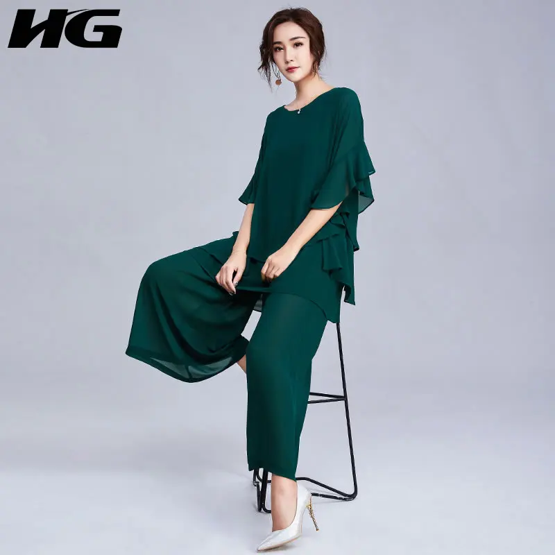 [HG] для женщин Лето 2019 г. Мода с круглым вырезом пуловер коротким рукавом Топ