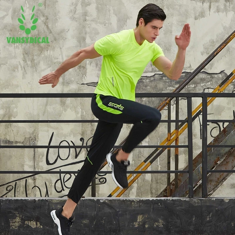 Vansydical мужские спортивные костюмы для бега спортивная одежда баскетбольные