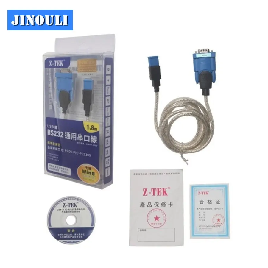 HDS/C3 obd2 кабели Z TEK USB1.1 для RS232 преобразование разъем USB OBD2 кабель и разъемом