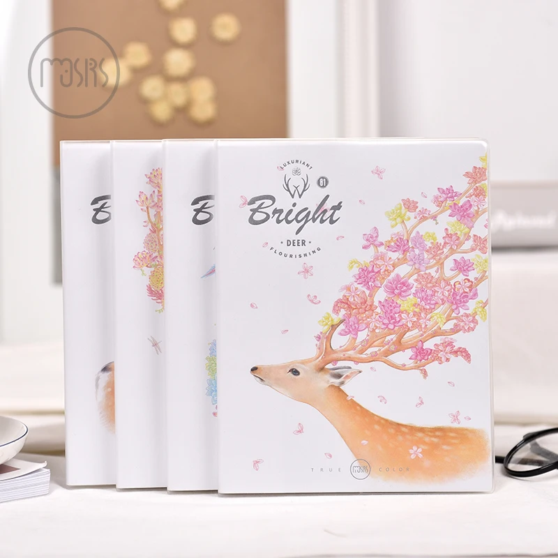 Новый милый блокнот школьный дневник 96 листов бумажный горизонтальный