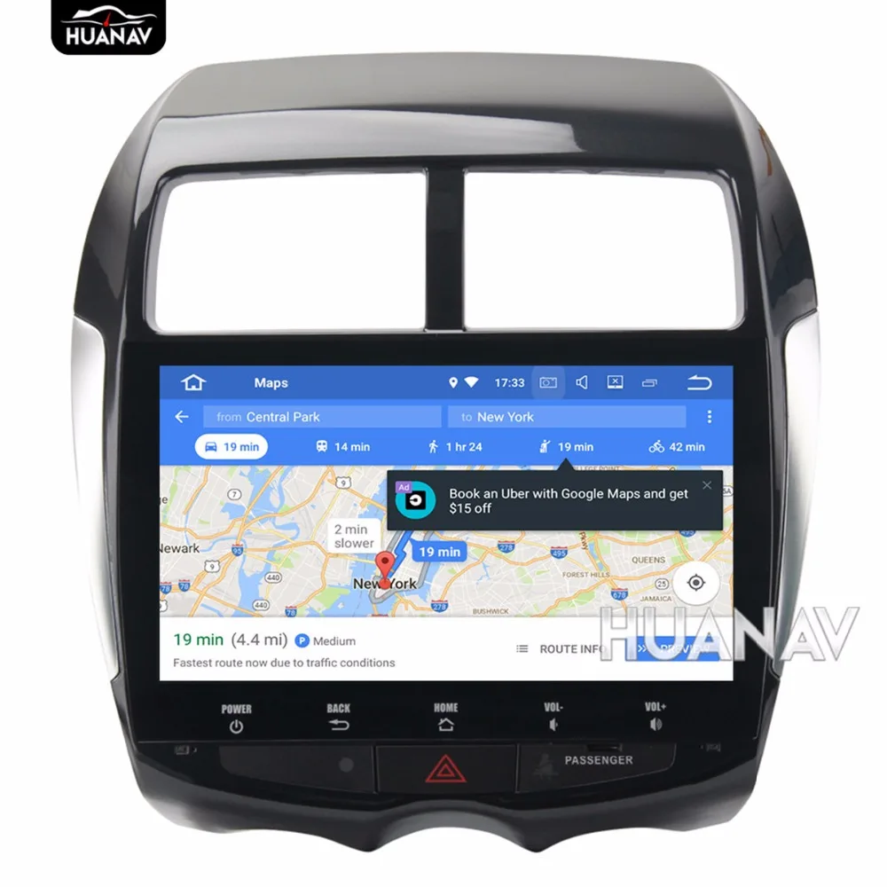 Автомобильный DVD плеер с экраном 10 2 дюйма 8 ядер Android 0 GPS навигация для MITSUBISHI ASX RVR