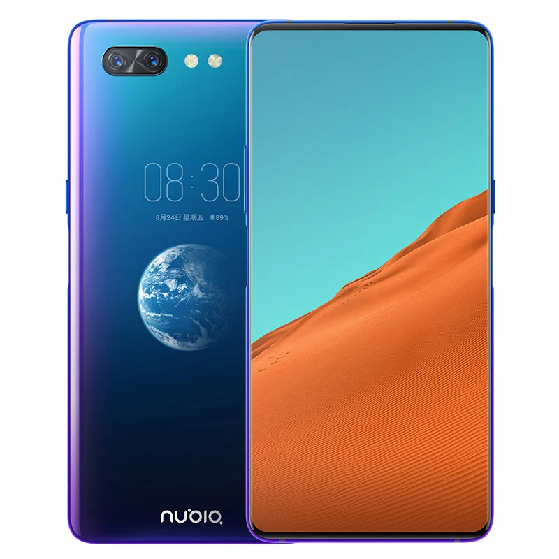 Новый оригинальный Смартфон zte Nubia X с двойным экраном Android 8 1 4G LTE Snapdragon 845 Octa Core 8G +