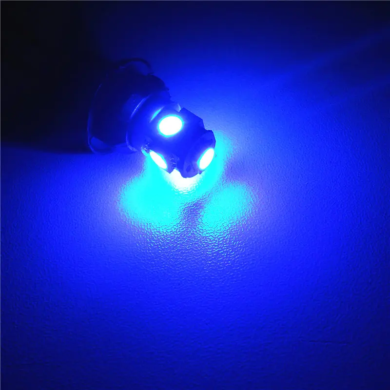 Светодиодная лампа для автомобиля 12 В 1 пара T10(5*5050 SMD) W5W W2.1X9.5d чтения сигнала