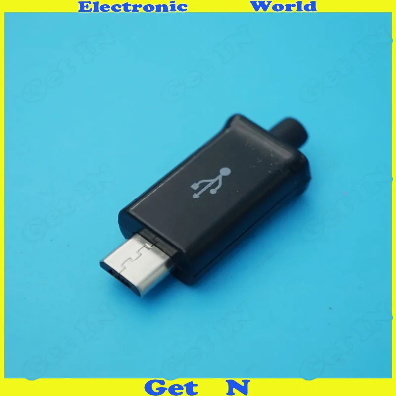 20 шт 4 в 1 Micro usb штекер B USB Разъемы для Samsung мобильный телефон черный/белый|male male|male