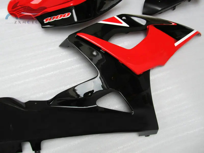 Пользовательский комплект обтекателей для Suzuki GSXR 1000 2005 2006 GSXR1000 K5 K6 дорожный гоночный обтекатель комплект 05 06 GSX R1000 красный черный послепродажный