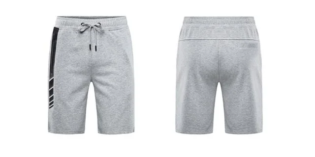 light gray S Xiaomi Uleemark мужские спортивные шорты, хлопковые дышащие шорты для бега, фитнеса, Свободные тренировочные штаны - Цвет: light gray S