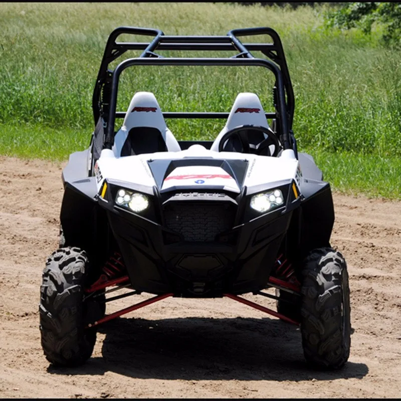 2pair ATV Accessories UTV LED Headlight kit Lamp for Polaris Razor 1000 2014-2016 RZR XP 4 2016 TURBO | Автомобили и мотоциклы