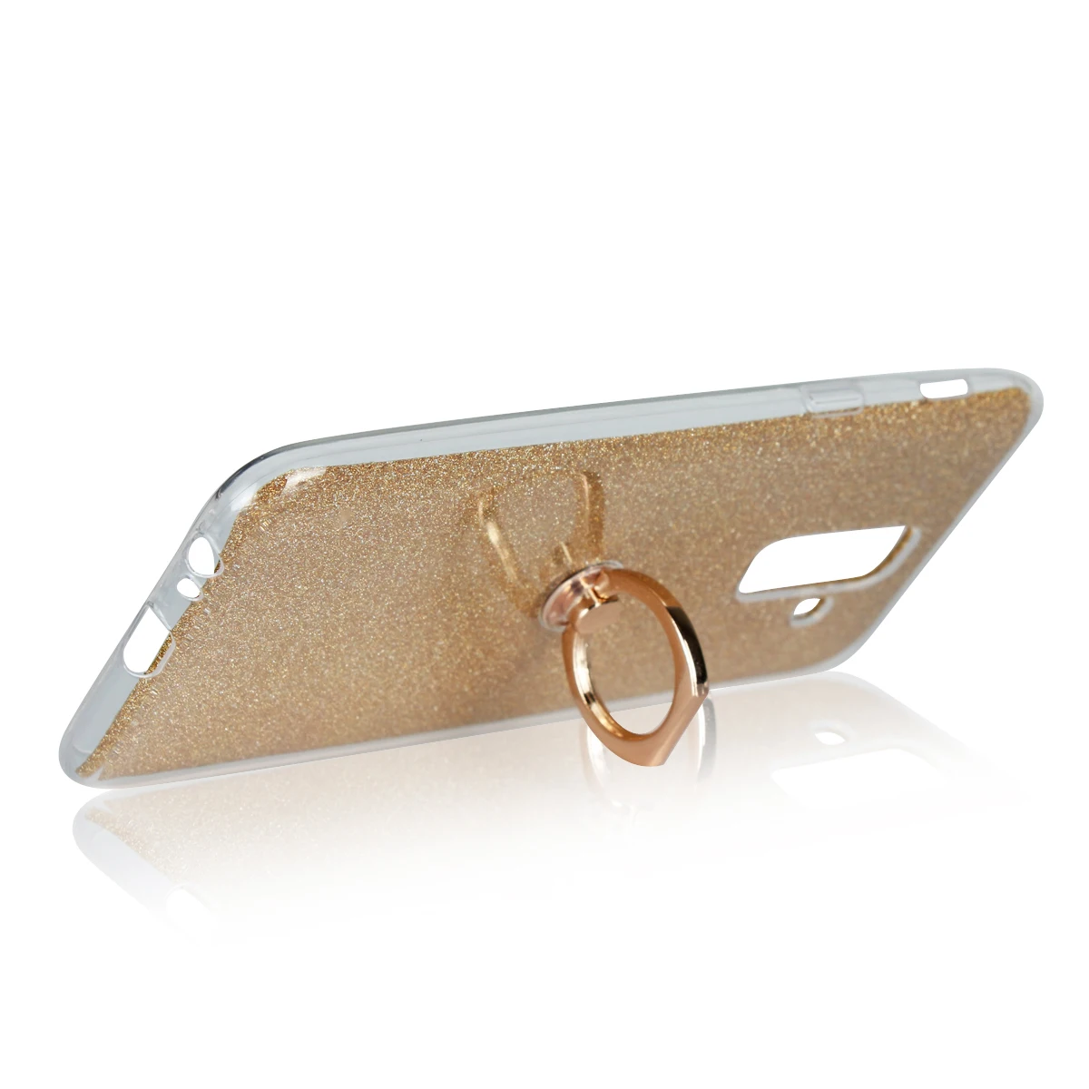 Soft Ring Phone Case for Samsung Galaxy A series A6 A8 Plus A9 Pro A3 A5 A7 2018 Finger Holder Support Bling Cover TPU Rubber | Мобильные