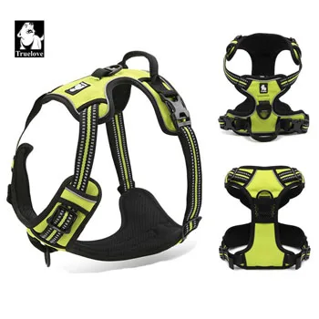 Truelove Dog Harness Small Large Durable Reflective Pet Harness Dog Running Safety Lift Pulling Walking Harness For Dog Travel