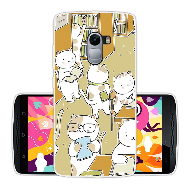 Чехол для Lenovo Vibe K4 Note K 4 CuteCat мягкий тонкий силиконовый чехол из ТПУ A7010/Vibe 5 дюйма