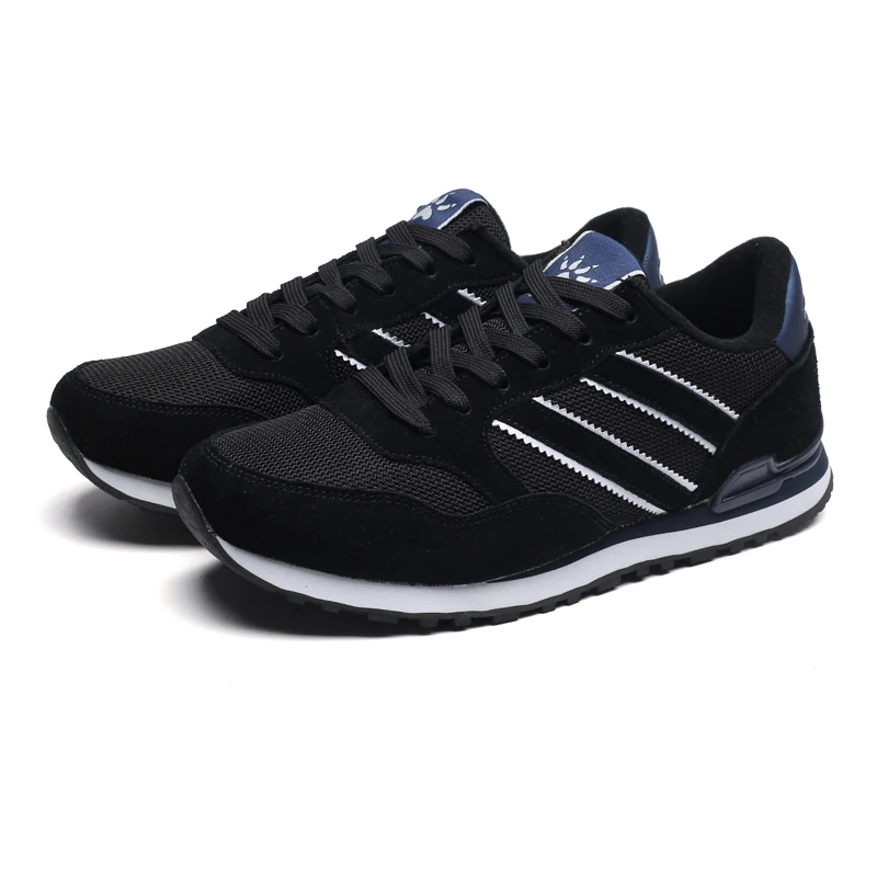 Мужская повседневная обувь легкие дышащие кроссовки на плоской подошве со