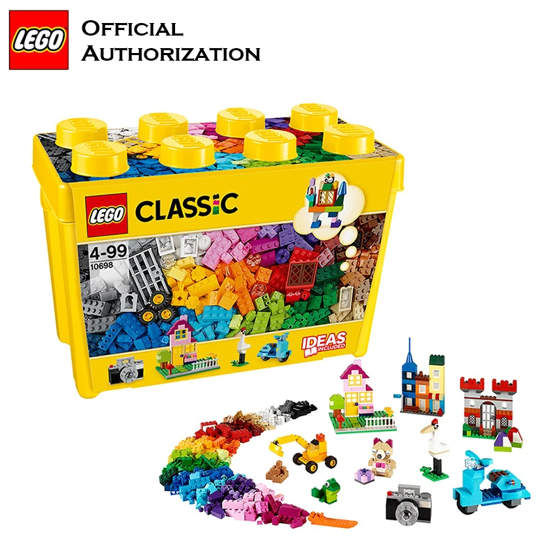 Legoia блоки для укладки Классическая серия 790 шт. аксессуары игрушки 10698 коробка