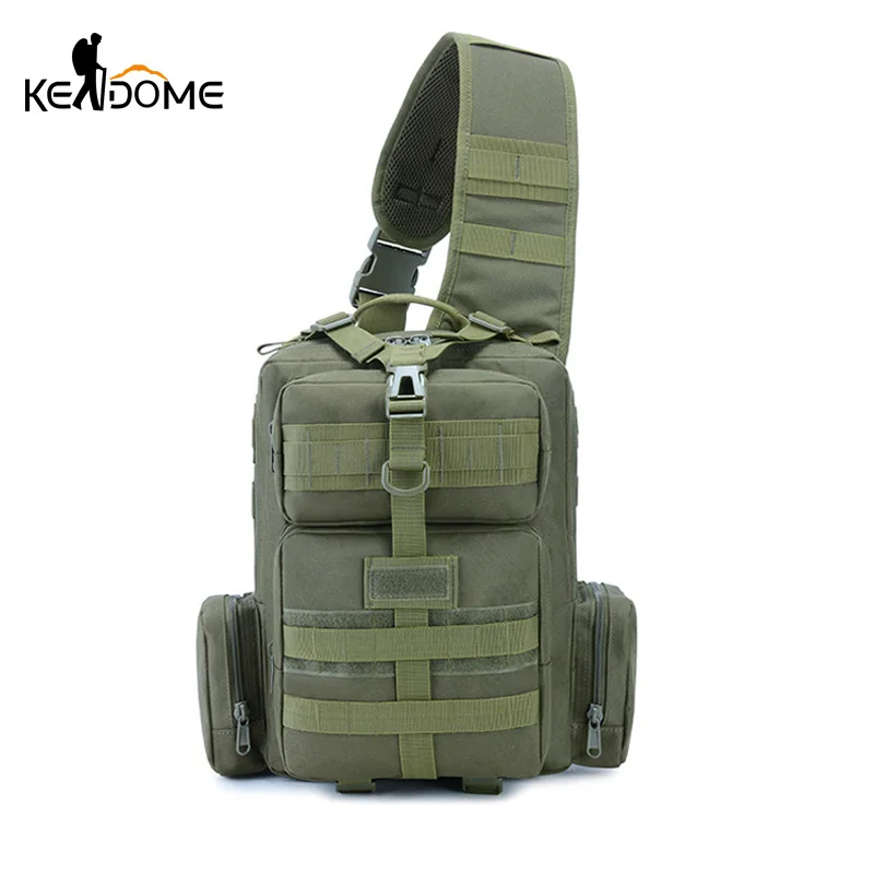 

Военная Тактическая Сумка-слинг, нагрудные сумки Amy Assault Pack Molle EDC, рюкзак для улицы, Походов, Кемпинга, мужской тактический рюкзак XA117D
