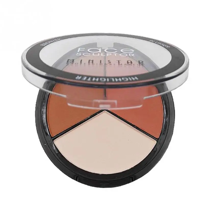 3 цвет Водонепроницаемый от пота натуральный Бронзирующая Пудра для макияжа