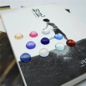 Круглые кабошоны из смолы с плоской основой, 81012 мм, 50 шт.лот, разноцветные Кабошоны, фурнитура для изготовления ювелирных изделий