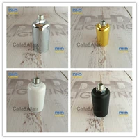 sample order 2pcs10pcs e14e12 ceul silver color edison filament bulb fitting pendant lamp holder aluminum ceramic sockets