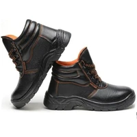 black leather safety boots men work boots mens breathable outdoor shoes men spring autumn anti slip puncture proof safety shoes