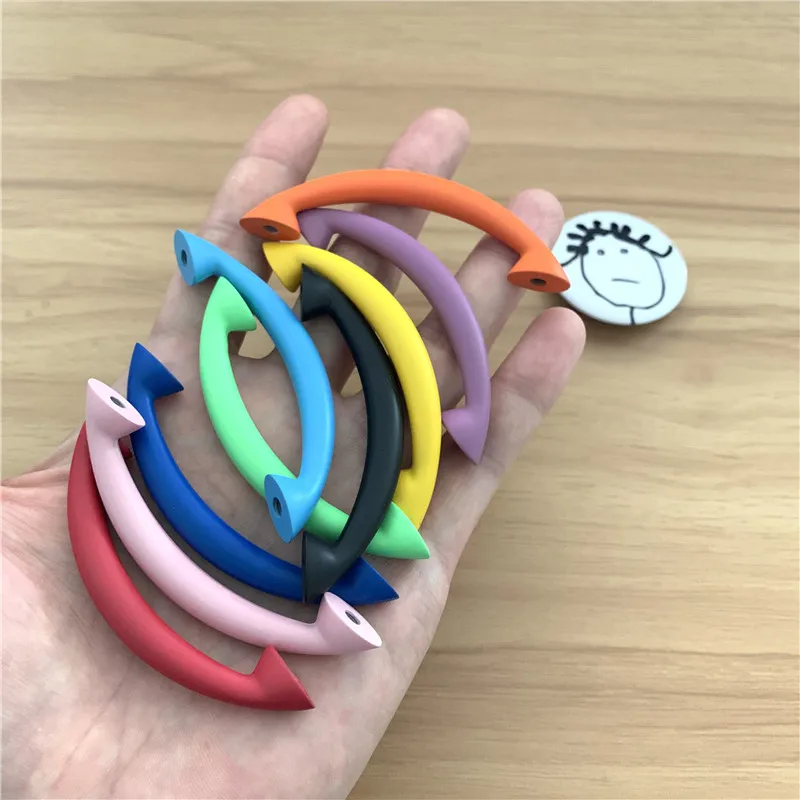 LCH высококачественные ручки шкафа радужного цвета из цинкового сплава для