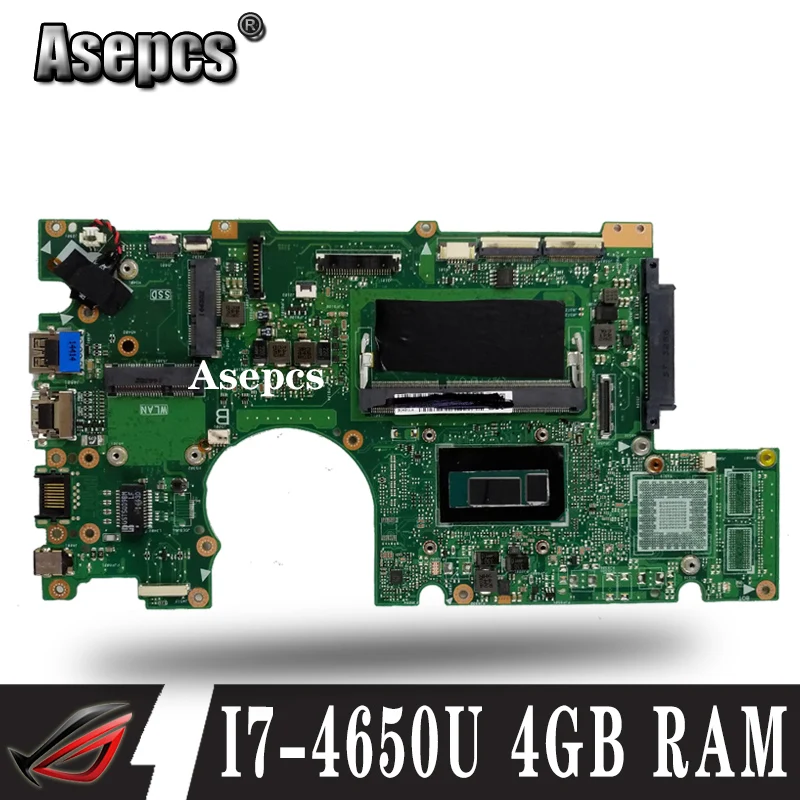 Материнская плата BU401LAV I7-4650U/i7-4510U процессор 4 Гб RAM для For Asus BU401L BU401LG BU401LA