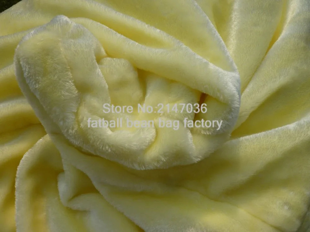 Большой лимон или белый кремовый ворс из искусственного меха длинный меховой