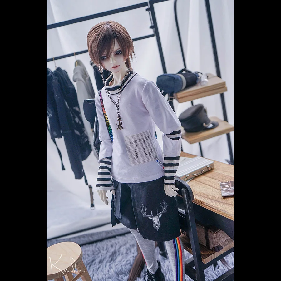 BYBJDHOME декабря BJD SD куклы комплект одежды Белый Черный сочетающаяся одежда коллекция настраиваемый размер костюм
