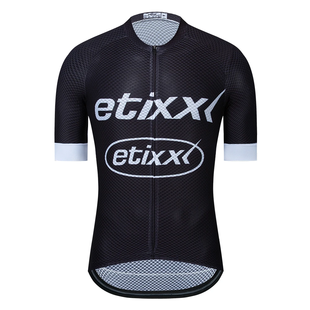 Cycling Jacket Черный etixxl команда Велоспорт Джерси 5D pad набор велошорт MTB Ropa Ciclismo мужские летние велосипедный майон одежда - Color: Cycling Jacket