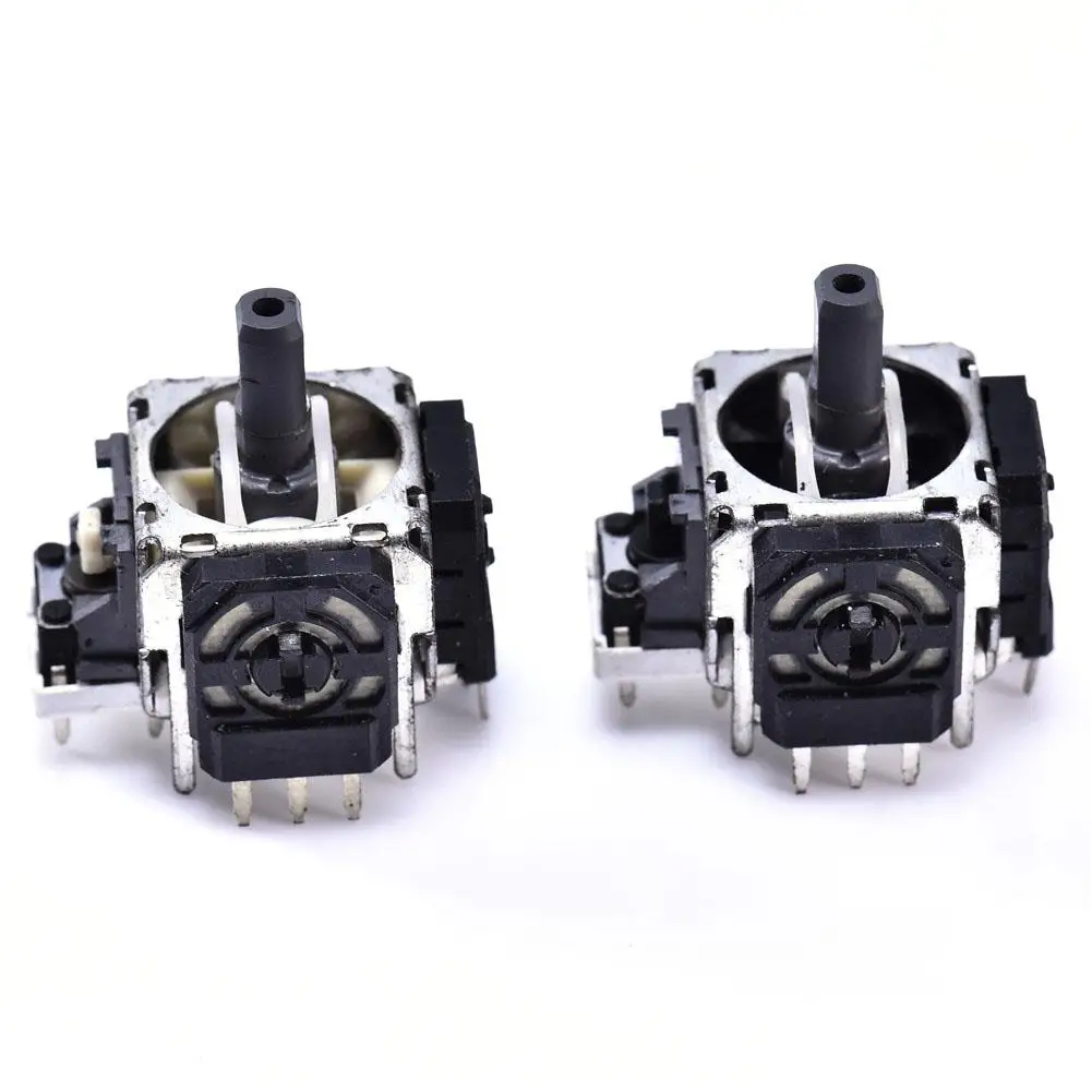 Черный Джойстик 3D Аналоговый джойстик сенсор 3D рулевое управление Дистанционное зондирование в сборе аналоговый джойстик сенсор 2 шт./лот для PS4 контроллер - Цвет: Черный