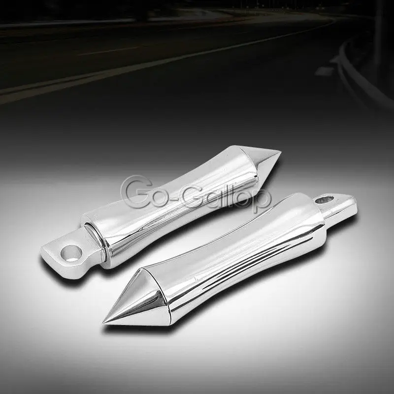 6 &quotхромированные пиратские шипы Алюминиевые Подножки мотоцикла для Harley Davidson |