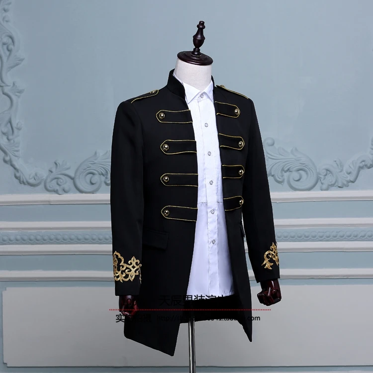 XXS-6XL 2018 мужская одежда BIGBANG GD модное тонкое свадебное платье средней длины для
