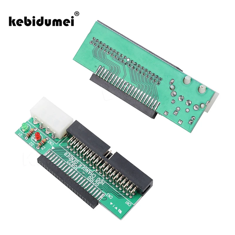 Kebidumei Новый 44Pin 2 5 &quotHDD до 3 5&quot IDE 40Pin интерфейс жесткий диск HDD конвертер адаптер