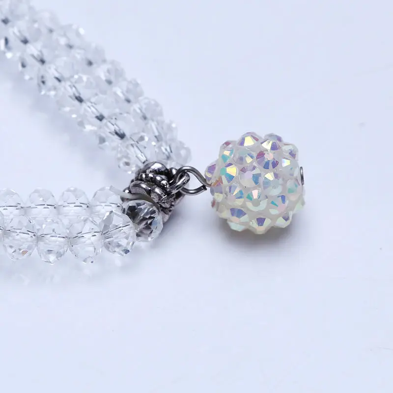 2016 трендовые ювелирные изделия браслет с гранеными кристаллами и бусинами