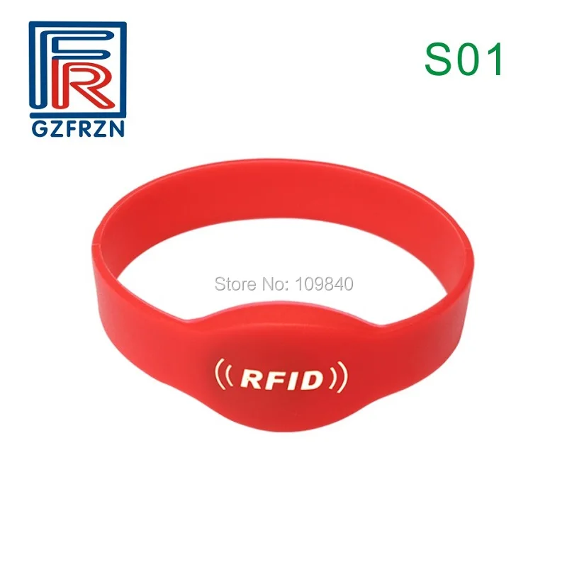 100 шт./лот S01 стиль 13 5 МГц NTAG213 NFC браслет/браслет RFID-браслет карта для контроля