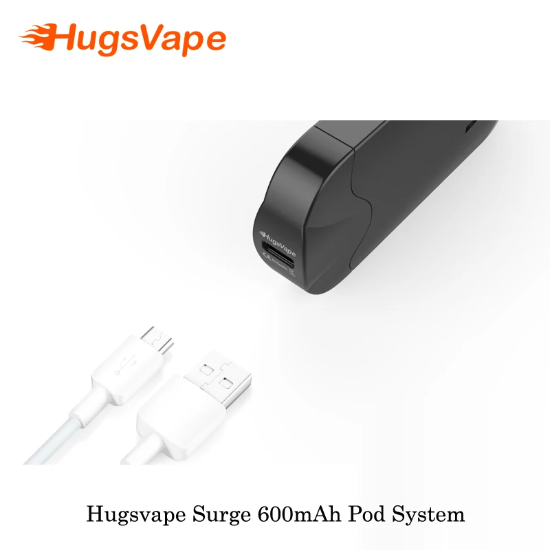 Электронная сигарета Hugsvape Surge Pod system Vape ручка комплект с 600 мАч встроенный