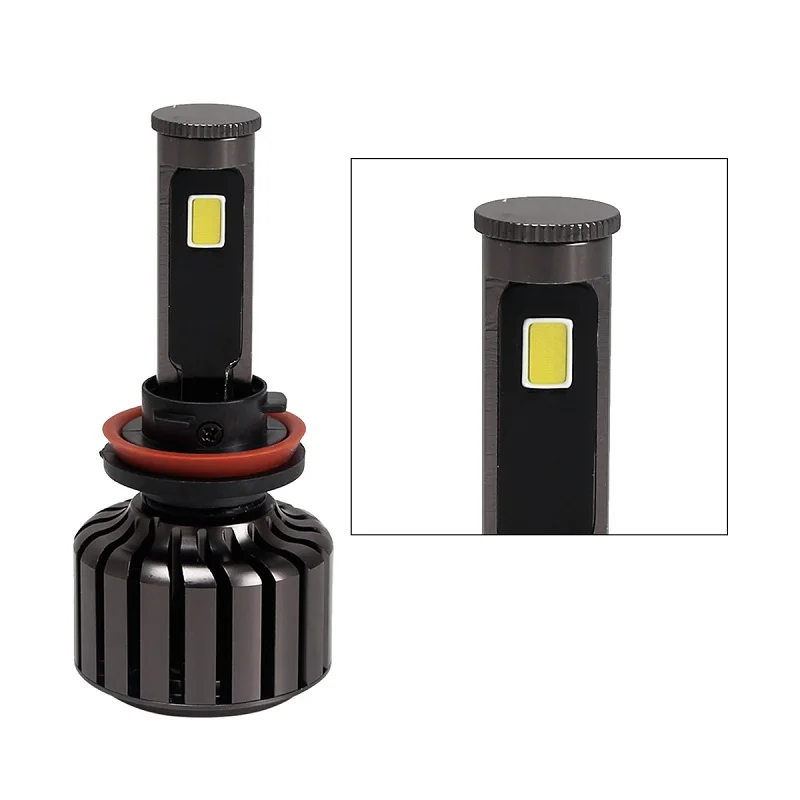 2 шт. Автомобильные светодиодные фары H11 8000LM 6000K 80W COB Led 12v лампы конверсионный