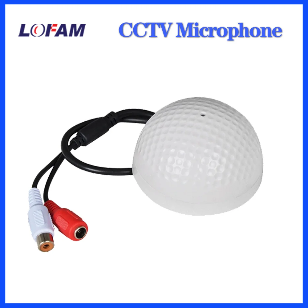 LOFAM CCTV Микрофон Аудио Захват устройства Высокая чувствительность широкий