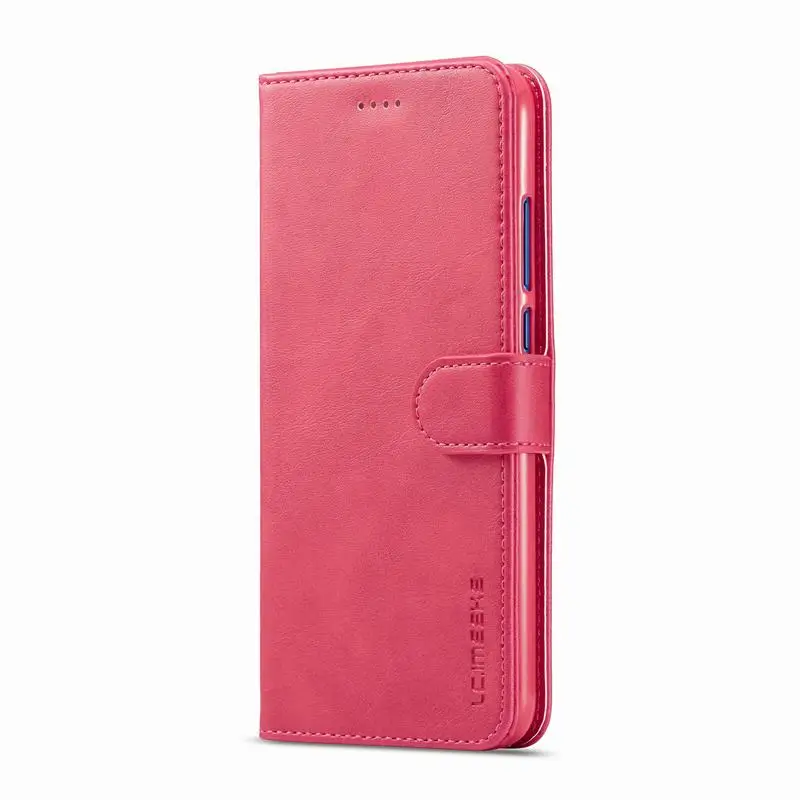 Rose Red Чехол-сумка для телефона huawei P, умный чехол, чехол для Honor 9 Lite, кожаный чехол-кошелек для huawei P Smart Cover, 5,65 дюймов, флип-чехол-книжка - Цвет: Rose Red