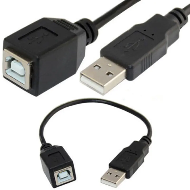 20 см USB 2 0 B Женский к A Мужской кабель|Компьютерные кабели и разъемы| |