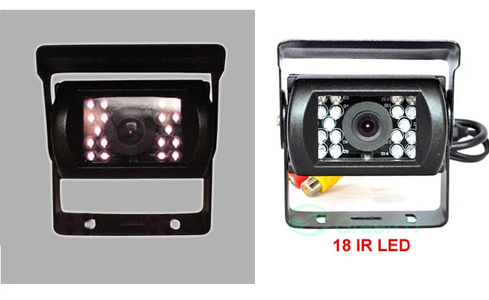 GreenYi DC 12-24V Автобус Грузовик парковочная камера монитор система помощи, HD 7 дюймов автомобильные мониторы с камерой заднего вида 6~ 20 м кабель