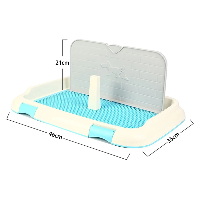Сетчатый туалет для домашнего животного собаки коврик с имитационной стенкой