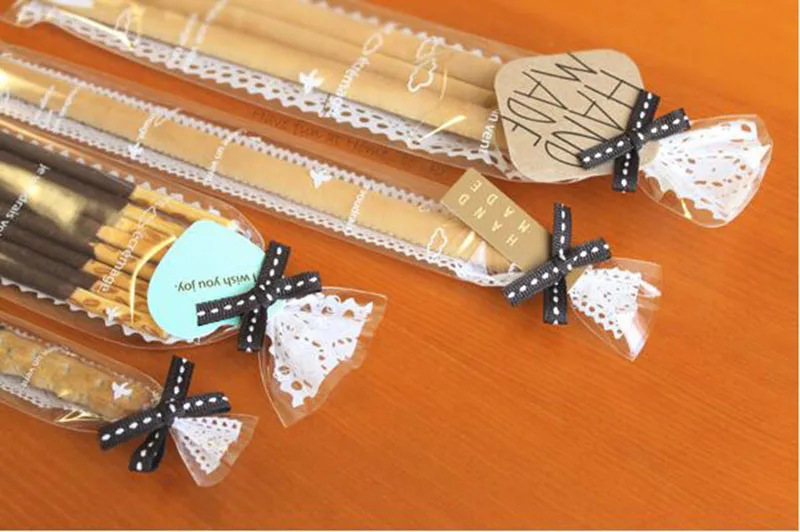 Красивые белые кружевные детали 100 шт. оригинальные упаковочные пакеты