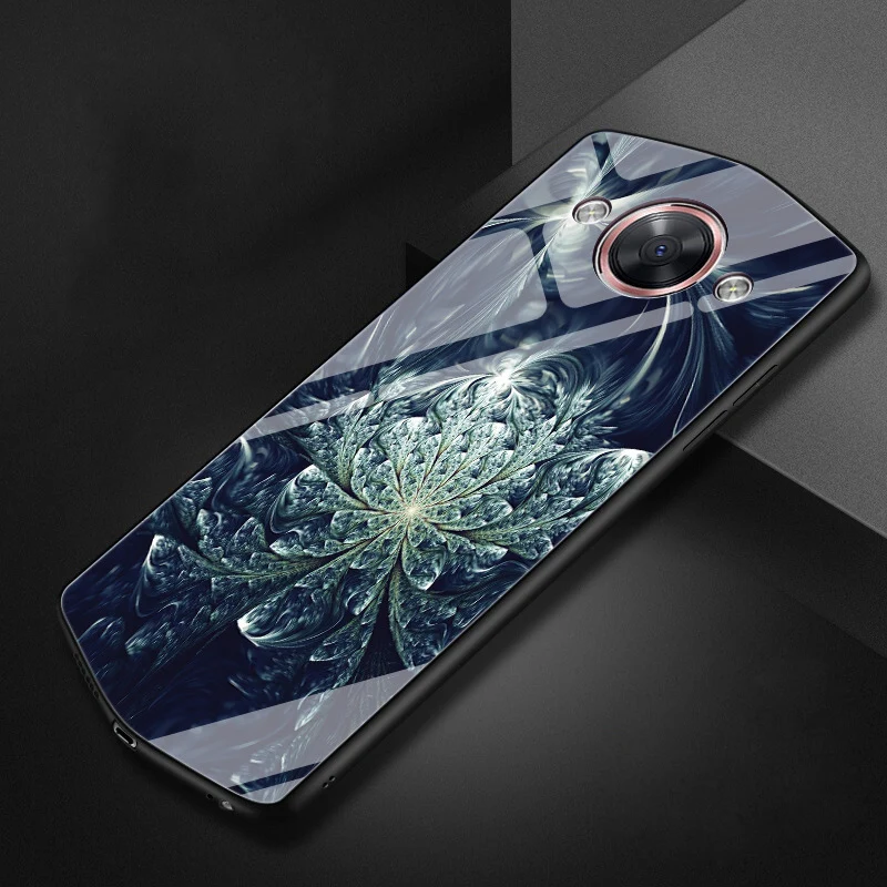 2 шт. чехол для Meitu V6 MP1605/M6 MP1503 стеклянный с цветком закаленное стекло чехлы